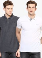 Newport Pack Of 2 Multicoloured Colored Polo T-Shirt