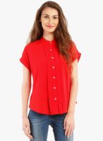 Nun Red Solid Shirt