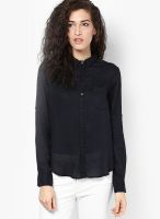 Only Black Solid Shirt