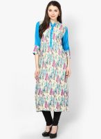 Shree Cream Printed Kurta