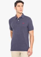 Smokestack Dark Grey Solid Polo T-Shirts