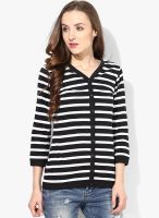 Style Quotient Black Striped Top