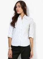 Style Quotient Blue Striped Shirt