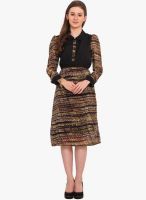 Sweet Lemon Multicoloured Printed Shift Dress