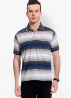 Tab91 Multicoloured Striped Polo T-Shirts