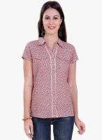 Tantra Pink Printed Shirt