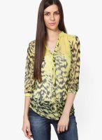 The gud look Yellow Printed Shirt