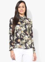 Vero Moda Black Printed Shirt