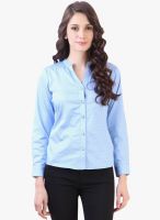 Vvine Blue Solid Shirt