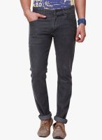 Yepme Washed Grey Slim Fit Jeans