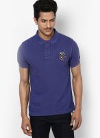 Ed Hardy Blue Polo T-Shirt