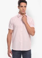 Jogur Striped Pink Formal Shirt