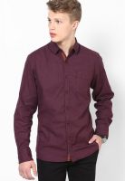 Lee Wine Casual Shirt