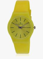 Maxima E-28920Ppgw Yellow Analog Watch