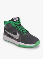 Nike Team Hustle D 6 (Gs) Grey Basketball Shoes