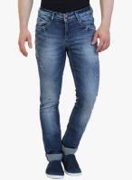 R&C Washed Blue Narrow Fit Jeans