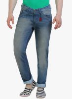 R&C Washed Blue Narrow Fit Jeans