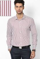 Raymond Maroon Formal Shirt