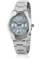 Timex J102 Silver Analog Watch