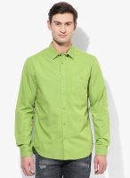 Blue Saint Green Casual Shirt