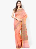 Bunkar Pink Printed Saree