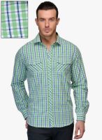Canary London Multicoloured Checked Slim Fit Casual Shirt