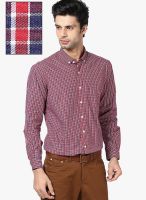Code by Lifestyle Red Casual Shirts