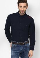 Ed Hardy Navy Blue Casual Shirt