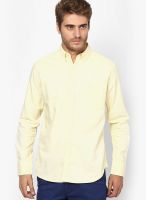 French Connection Lemon Solid Casual Shirt
