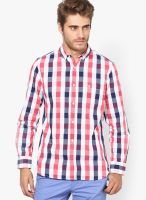 French Connection Red Checks Casual Shirt