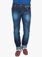 High Star Washed Blue Slim Fit Jeans