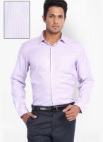 Mark Taylor Solid Lilac Formal Shirt