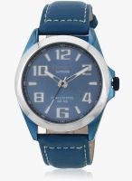 Omax Ss-140 Blue/Blue Analog Watch