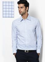 Park Avenue Blue Slim Fit Formal Shirt