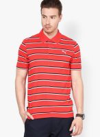 Puma S. Casual Striped Polo T Shirt