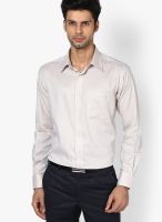 Raymond Beige Formal Shirt (Contemporary Fit)