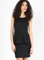 Tom Tailor Black U Neck Dress