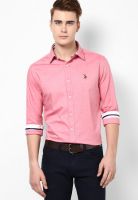 U.S. Polo Assn. Pink Casual Shirt