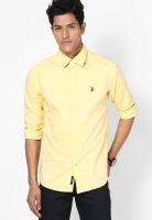 U.S. Polo Assn. Yellow Casual Shirt