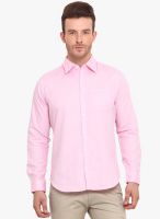 Western Vivid Pink Solid Regular Fit Casual Shirt