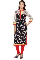 Airafashions Casual Printed Women's Kurti(Multicolor)