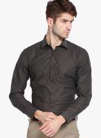 Black Coffee Brown Slim Fit Formal Shirt