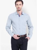 Mark Taylor Light Blue Check Slim Fit Formal Shirt