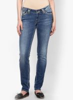 Pepe Jeans Solid Blue Jeans