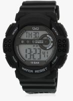 Q&Q M128j003y-Sor Black/Black Digital Watch