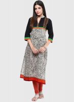 Shree Black Embroidered Kurta