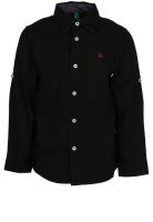 United Colors of Benetton Black Casual Shirt