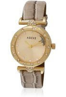 Adexe 006451-1 Brown/Silver Analog Watch