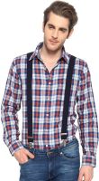 Allen Solly Men's Checkered Casual Blue Shirt