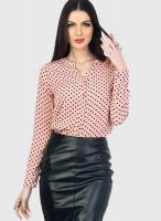 Faballey Nude Printed Shirt